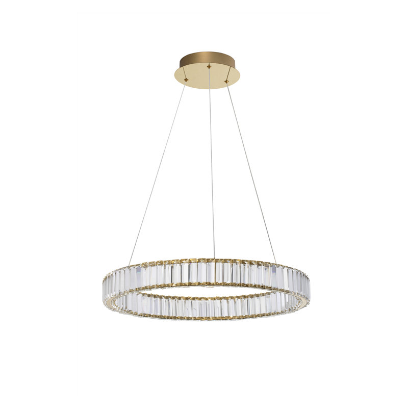 1 - Light Gold LED Unique/Statement Pendant