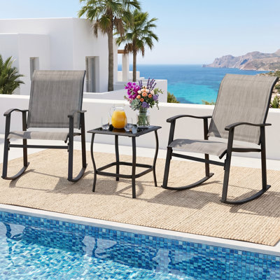2-Person Outdoor Rocking Set