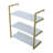 Nalea 3 Piece Iron Floating Shelf