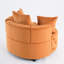 Siège d'appoint de 38 pouces de largeur - velours orange For Living-553058402