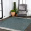Tapis intérieur / extérieur turquoise / crème Alda-1500328197