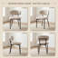 Modern Upholstered Dining Chair, Metal Legs-944384313-944384749