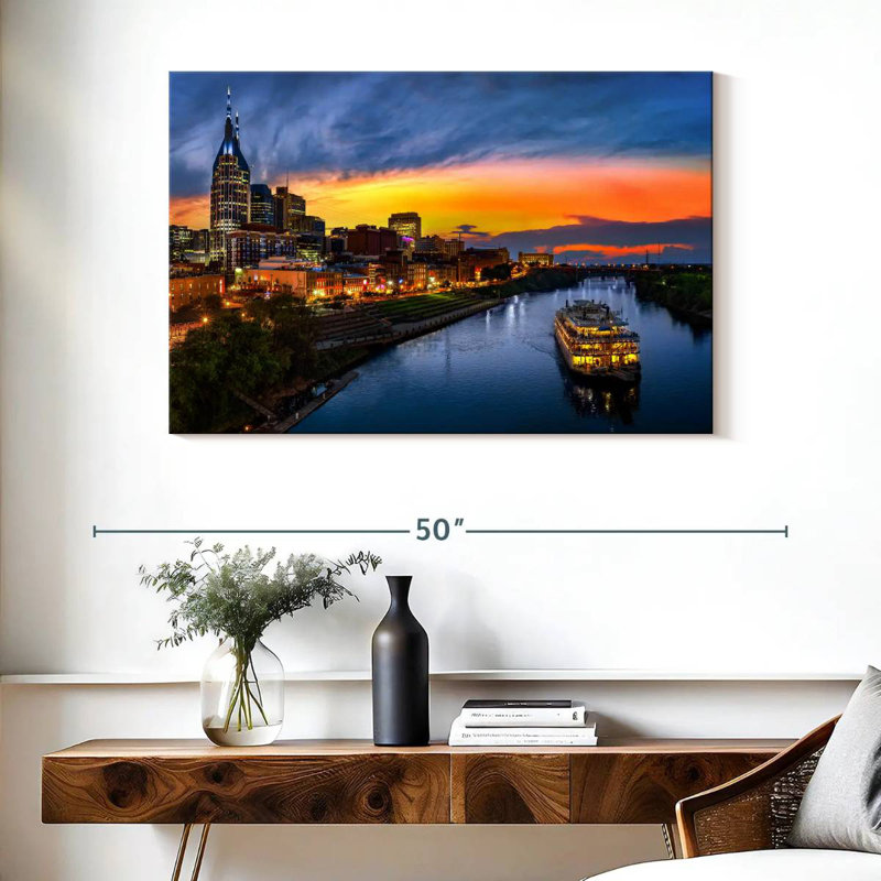 Croisière sur la rivière Nicci Nashville, H 26 po x l 39 po