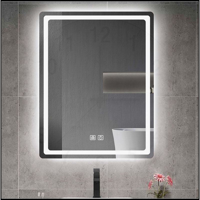 Miroir de salle de bain à DEL, 23,62 po x 31,5 po