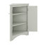 Armoire de rangement triangulaire pour salle de bain avec tablettes réglables, armoire de plancher autoportante-525799377
