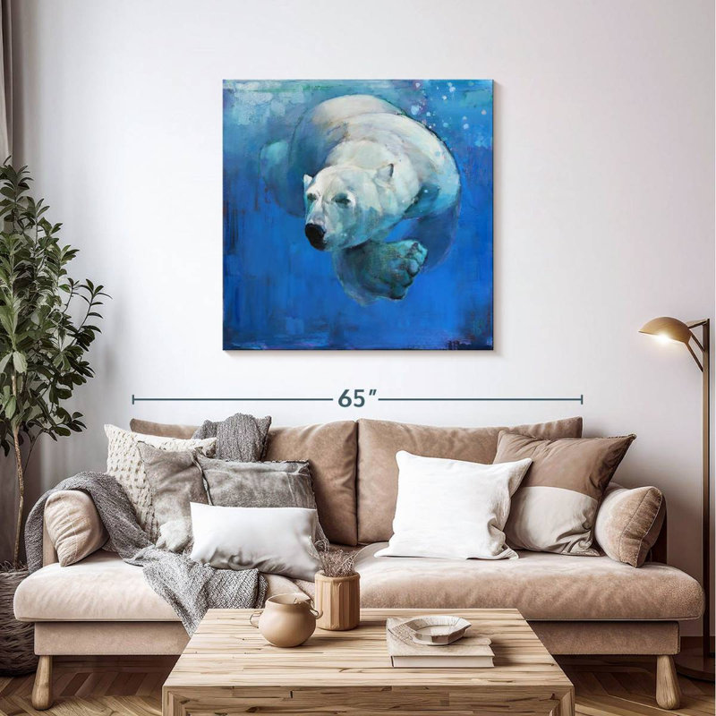 Brampt Deep Blue, 39" H x 39" W