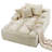 Tishay Oversized Chaise Lounge Chair Indoor, Plush Sleeper Sofa Couch Reading Chairs with Throw Pillows and Removable Armrest Pads for Living Room, No Assembly Required-216683429