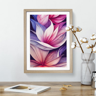 Wondrous Watercolour Flowers No.4 - Framed Print
