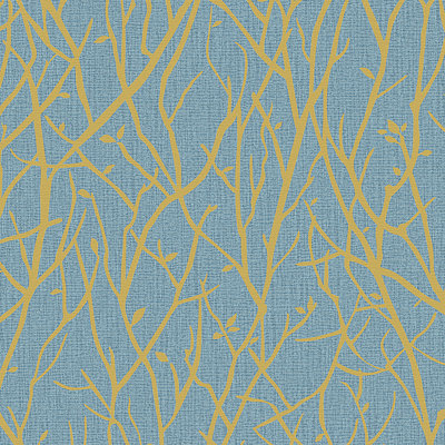  Rouleau de papier peint L 33 pi x l 21 po Branches