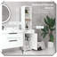 Armoire de rangement autoportante robuste en MDF