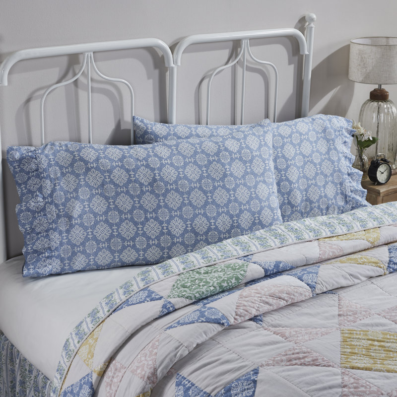 Jolie 100% Cotton Flatweave Geometric - Set of 2, King