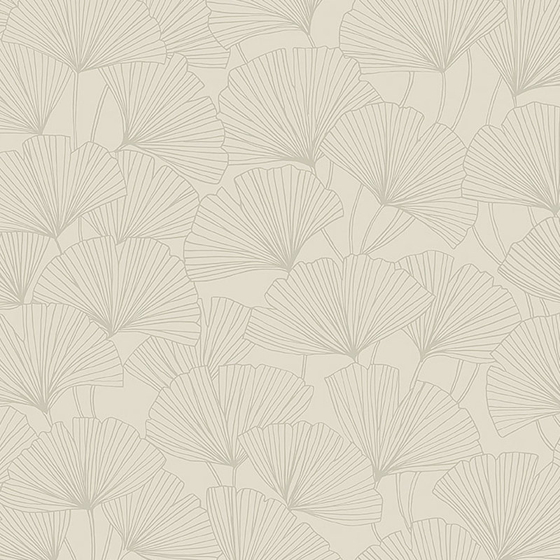 Boråstapeter Ginkgo Wallpaper, Beige