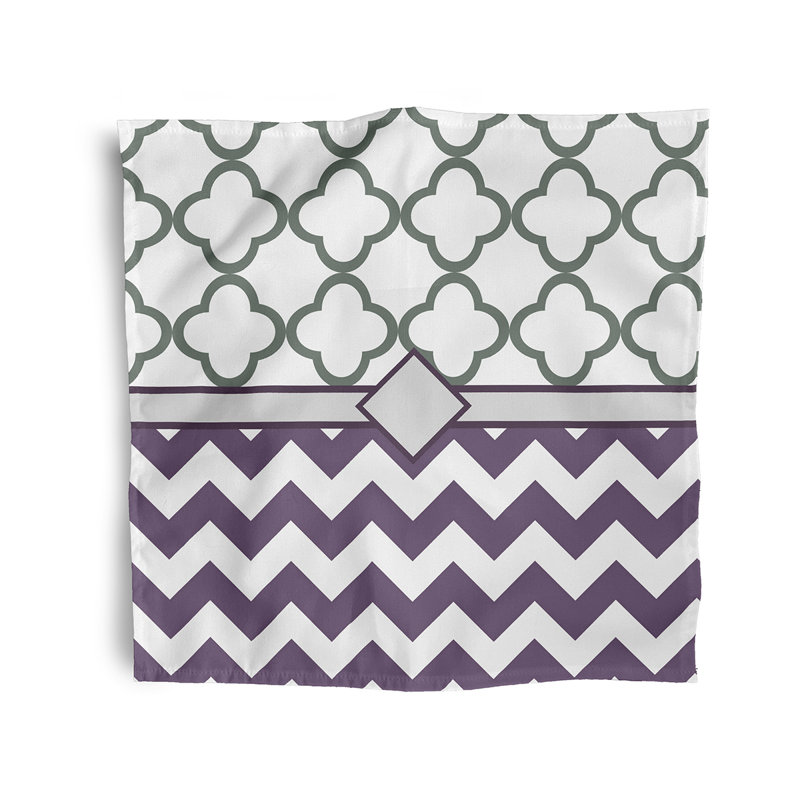 Ensemble de serviettes 4 pièces, L 18 po x L 18 po, Mauve