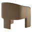 Greer Performance Velvet Upholstered Accent Armchair In Almond-106273821