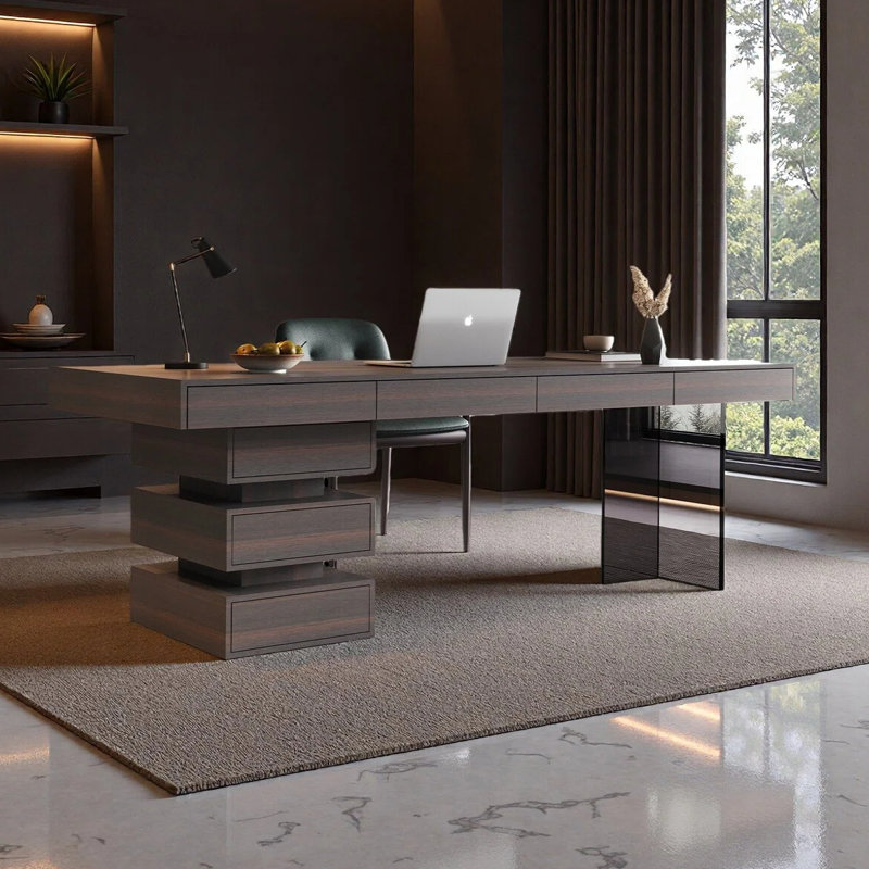 Bureau d'étude luxueux, H 29,53 po x l 70,87 po x P 27,56 po