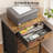 15.7"wide 4-drawer Vertical File Cabinet With Locking Casters, Sturdy Steel Frame & Easy Assembly For Home Office Storage-1166768671