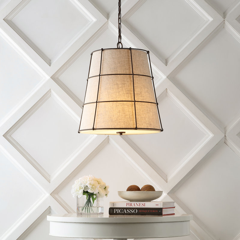 Luminaire suspendu en forme de cloche à 3 lumières Lashelle