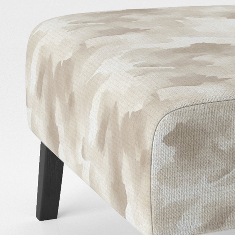 Fauteuil de chambre Beige Mist, Pantoufle sans accoudoirs