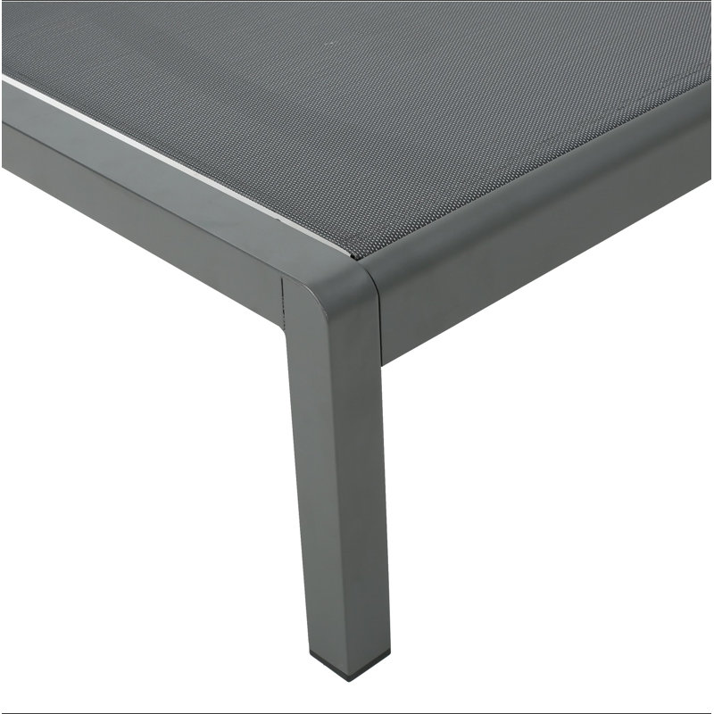 Chaise longue Cape Coral Kd, Gris