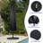 Waterproof Parasol Cover With Zipper Outdoor Garden Patio Black Umbrella Cover,cover Garden Protective Waterproof Canopy