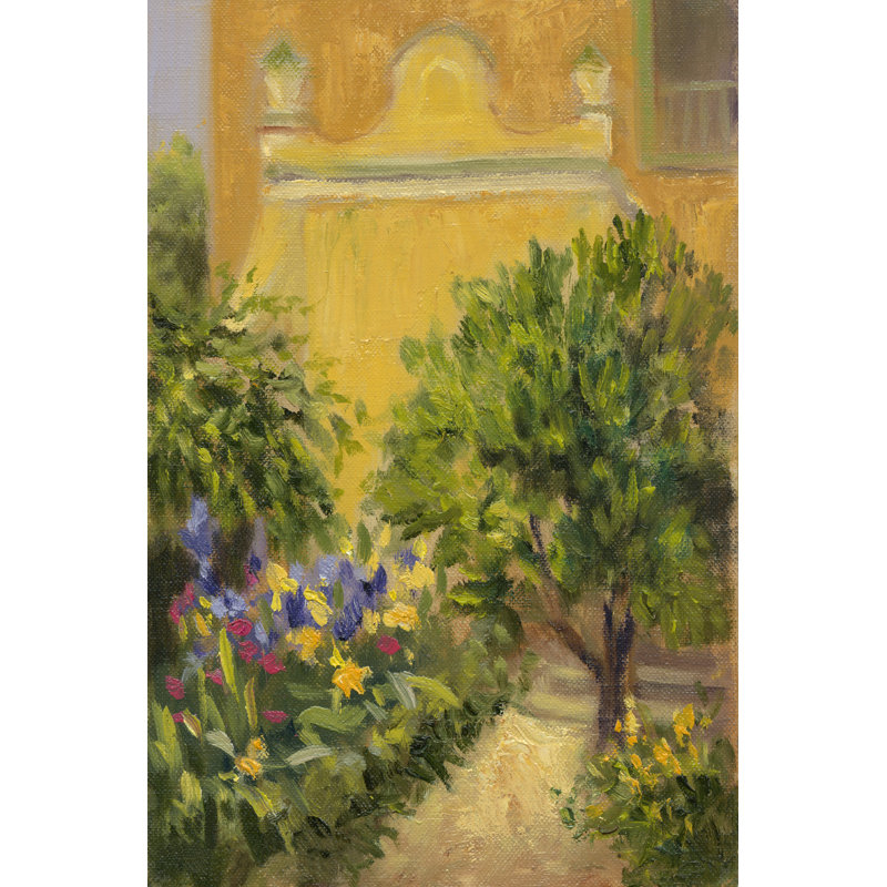 The Villas Garden by Mary Jean Weber - Wrapped Canvas Print, 46cm H x 30cm W