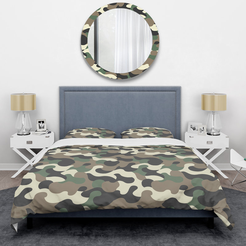 Ensemble de housse de couette Abstract - Microfibre de polyester, Housse de couette double + 2 taies décoratives st
