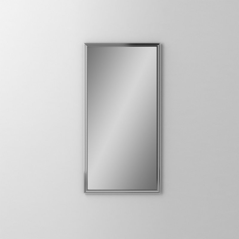 Armoire à pharmacie encastrée ou à fixation en surface Main Line, H 30,06 po x l 15,38 po x P 7,13 po, Nickel poli