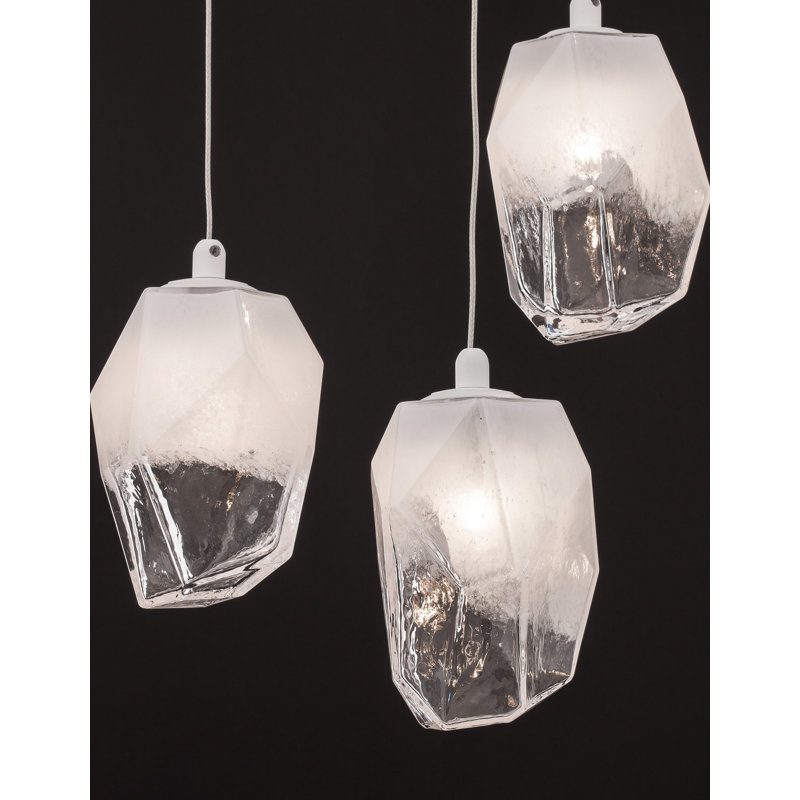 5 - Light White Cluster Pendant