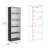2 Piece Home Bookcase Set, 49" Wide With 8 Shelves And Double Door Cabinet, Living Room Set Matte Gray - White-521514545