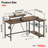 Baford L-shaped Computer Desk with Power Outlet, Gaming Desk with Monitor Stand and Shelves-464828178-468195737