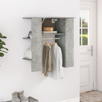 Backes 2 Door Manufactured Wood Wardrobe