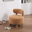 Chaise d'appoint rembourrée en tissu Teddy-1310105258