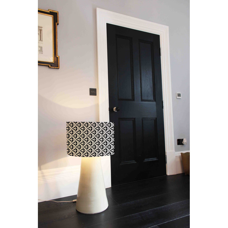 Cotton Drum Lamp Shade ( Uno ), 22cm H x 25cm W x 25cm D