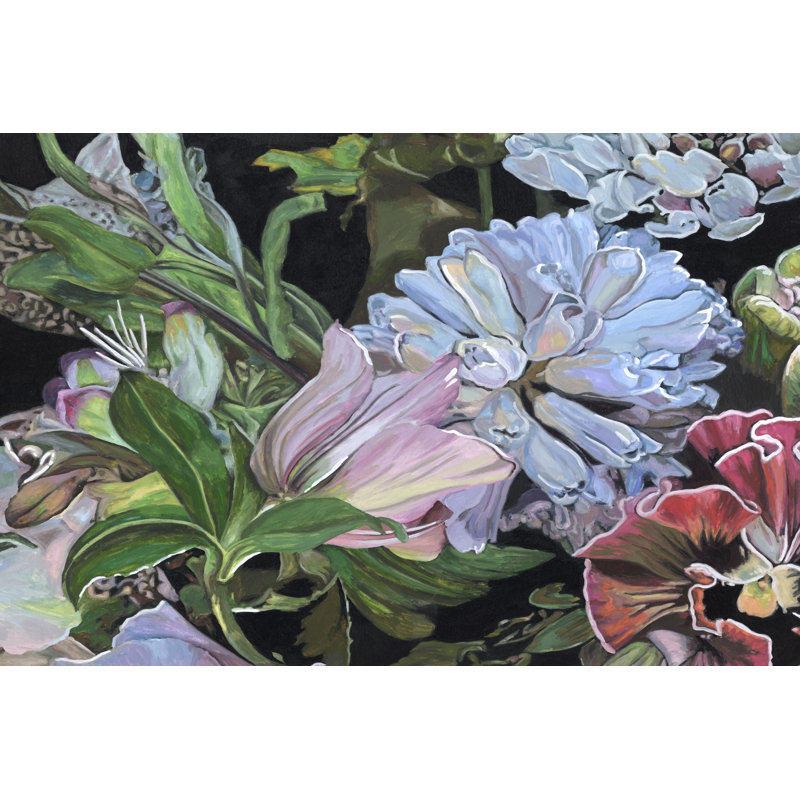 Dark Velvet II by Melissa Wang - Painting, 51 cm H x 76 cm W, Wrapped Canvas