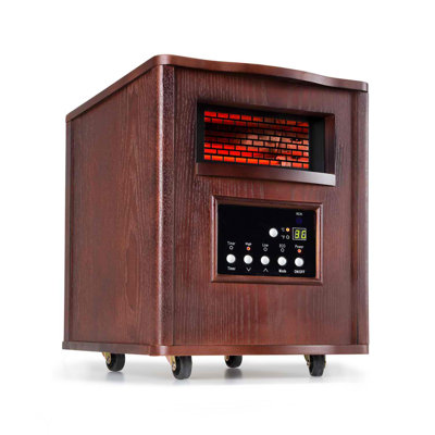 Klarstein 1500 Watt Electric Cabinet Space Heater with Adjustable Thermostat