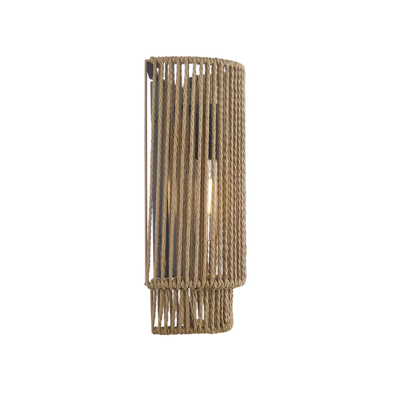 Eco - Milos ADA Natural Rope 1-Light Wall Sconce