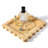 Guein Square Natural Marble Tray,Golden Travertine