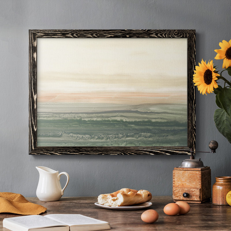 Atlantic Sunrise I, reproduction d'art sur toile, Noir, H 26 po x l 38 po x P 1,5 po
