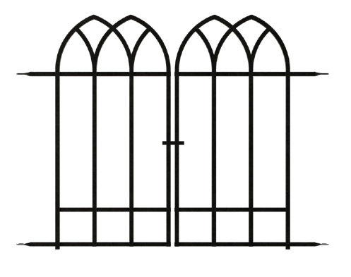 92cm H x 92cm W Steel Gate