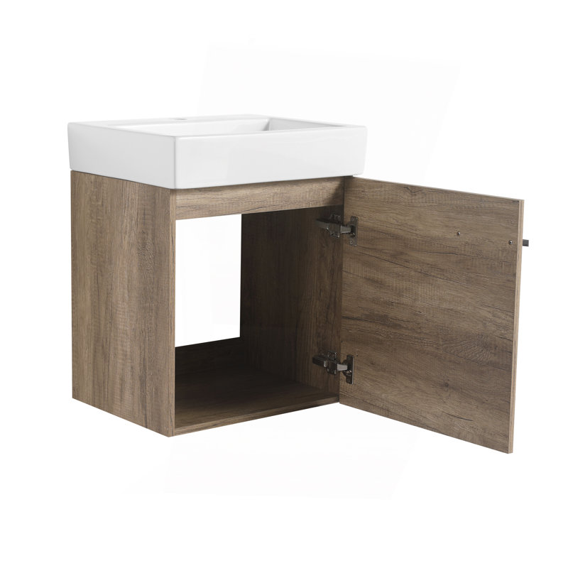 Meuble-lavabo 18 po avec comptoir, petit meuble-lavabo et lavabo