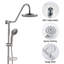 With hand shower system (including rough-in valve)