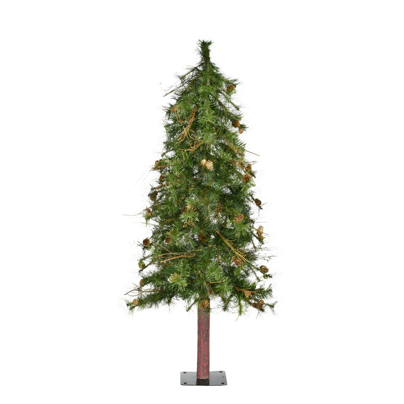Mixed Country Pine Artificial Pine Christmas Tree, 4'