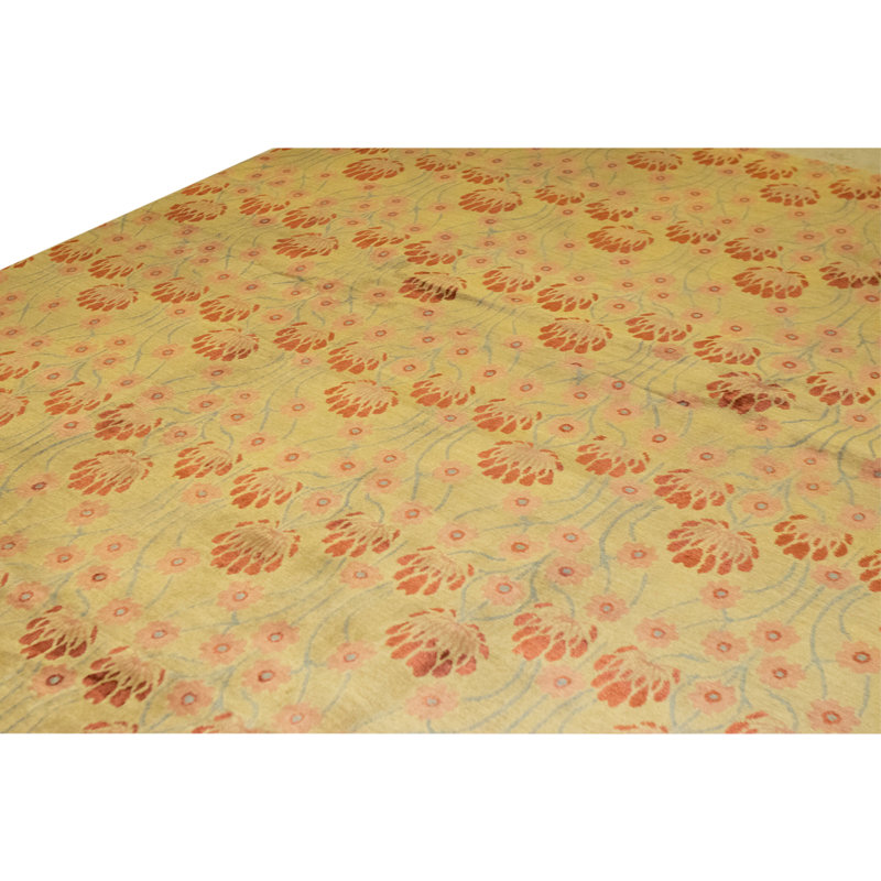 Tapis chameau noué à la main de haute qualité