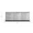 Outdoor Kitchen Stainless Steel 96" W x 24" D x 36.5" H 3-Piece Modular Cabinet Set