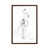 Toile avec cadre en bois brun classique n'est pas disponible