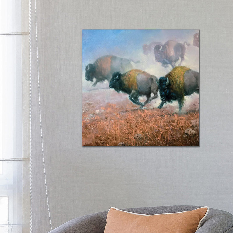 Prairie Thunder by Jack Sorenson - Wrapped Canvas Print, 66.04 cm H x 66.04 cm W