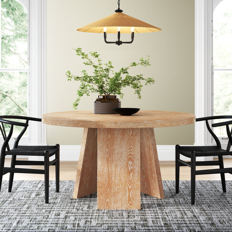 Mattelynn 54'' Round Dining Table, Rustic Oak