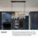 Echo Integrated LED Linear Chandelier w/ Etched Acrylic Rods