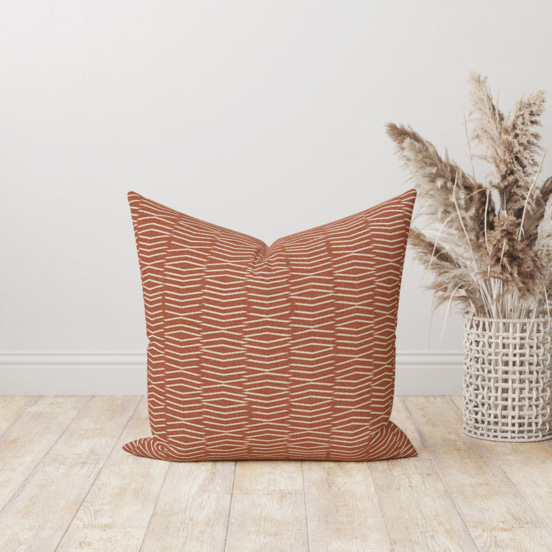 Geometric Cotton Reversible Pillow Cover
