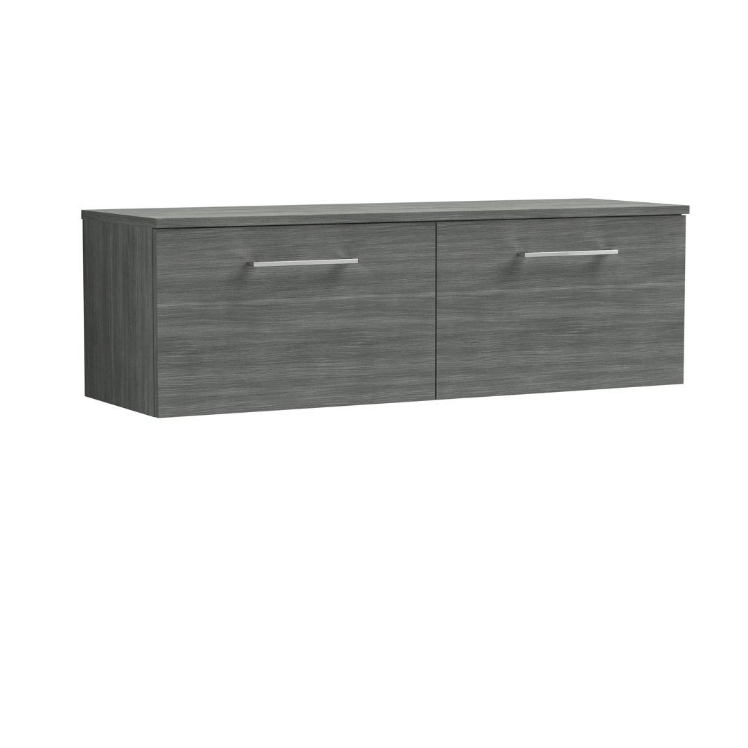 B&Q - 1200 Wh 2-Drawer Vanity & Worktop - Image 2